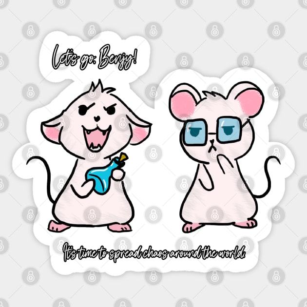 Lab Mice Sticker by Maolli Land